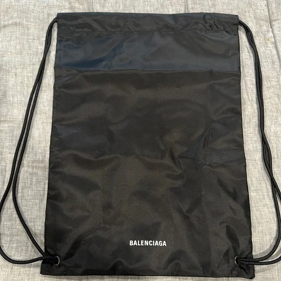 Balenciaga drawstring backpack deals